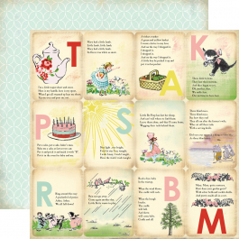    GIRL NURSERY RHYMES, Baby Mine - Girl, 30,5x30,5 , , Carta Bella 