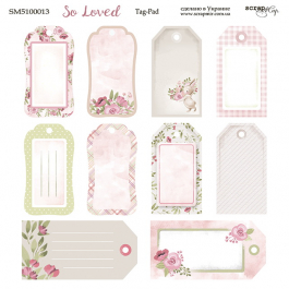    SO LOVED, Tag-Pad, 20*20 , 