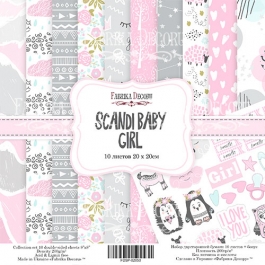     SCANDI BABY GIRL, 20*20 , 10 ,  + 