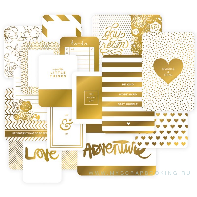     - Golden - Specialty Themed Card Pack - PROJECT LIFE