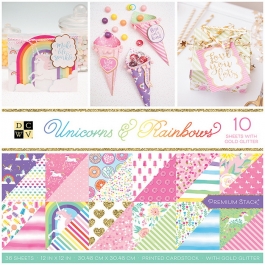     Unicorns&Rainbows, 30,5*30,5 , 36 