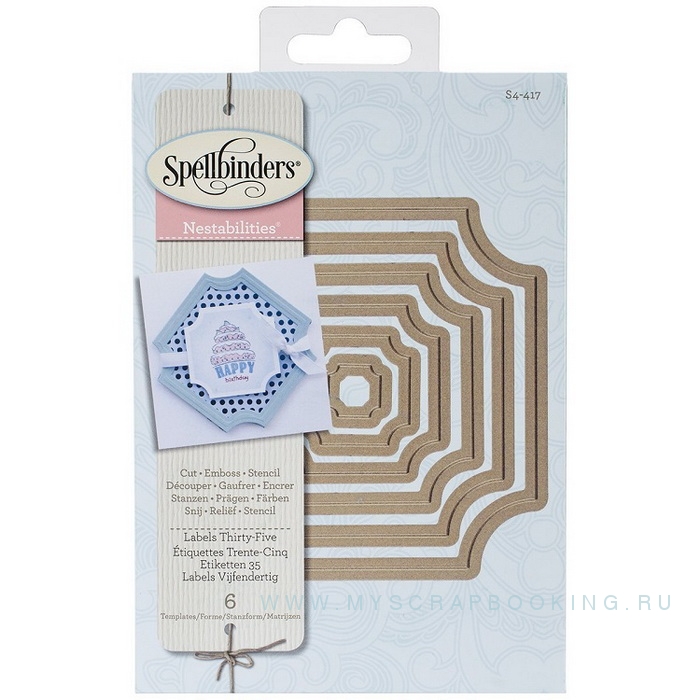   Spellbinders, Nestabilities  35, 6 .