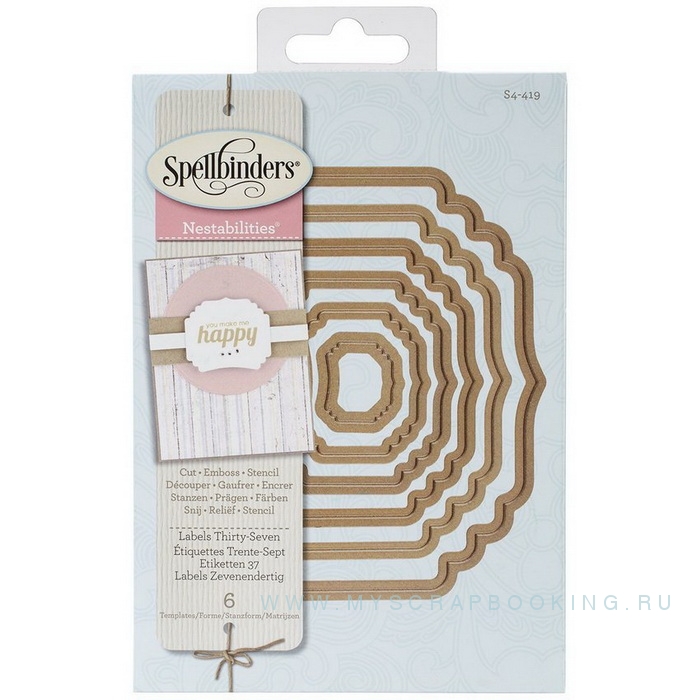  Spellbinders, Nestabilities  37, 6 .