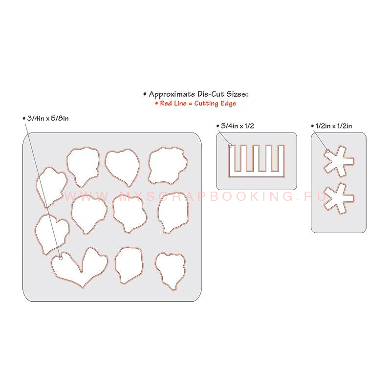     Sizzix Thinlits Die Set 3PK - Flowering Quince -   #658410