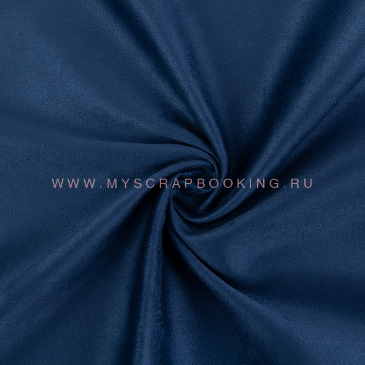   WOVEN SUEDE, 35*50 , Navy -, 175 /.