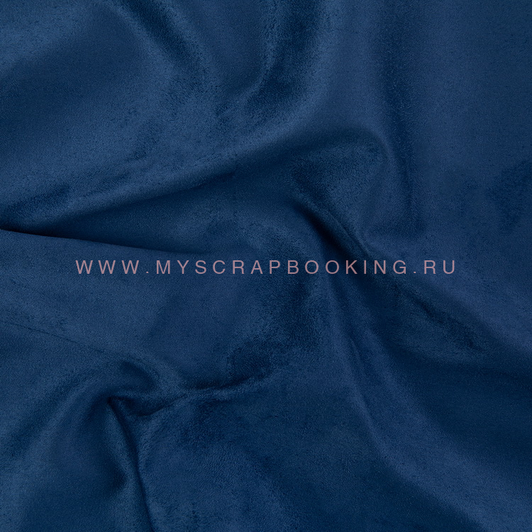   WOVEN SUEDE, 35*50 , Navy -, 175 /.