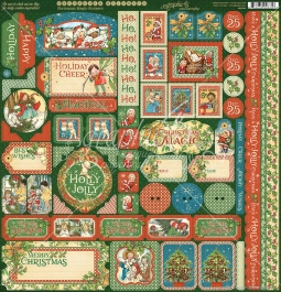   Christmas Magic, Cardstock Stickers, 30*30,5 