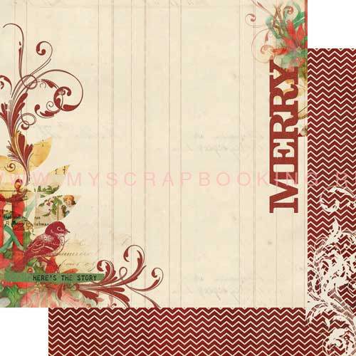      Vintage Christmas, 30,5*30,5 , 9  + , My Minds Eye