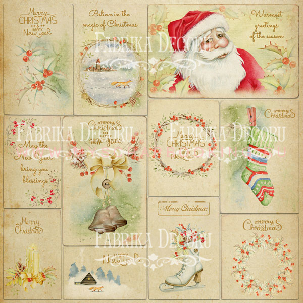     AWAITING CHRISTMAS, 30,5*30,5 , 10  + 