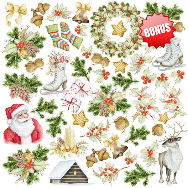     AWAITING CHRISTMAS, 30,5*30,5 , 10  + 