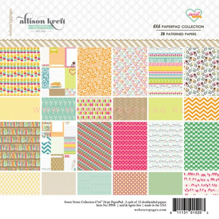     Sweet Notes, 15*15 , 24 , Websters Pages