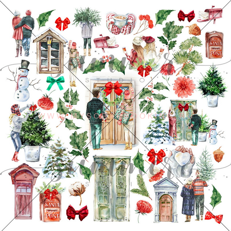     Vintage winter, 30,5*30,5 , 11 , Summer Studio