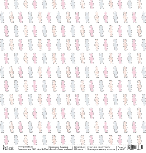    SCRAPGIRL, 30,5x30,5 , 14 , Polkadot