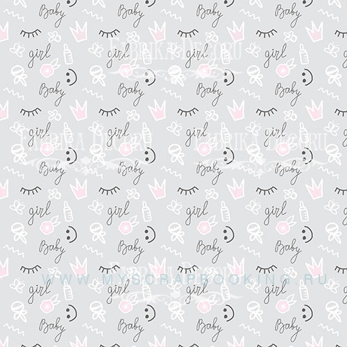     SCANDI BABY GIRL, 20*20 , 10 ,  + 