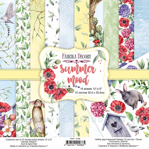     SUMMER MOOD, 30,5*30,5 , 10 ,  + 