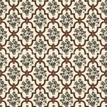    FABRICATIONS LINEN, Ornate Brackets, 30,5x30,5, 