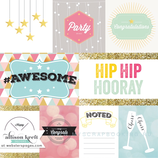    HIPHIPHOORAY,  HAPPY, 30,5*30,5 , Websters Pages