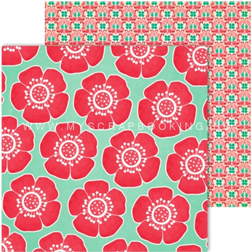    SPRING FLING, Big Flowers, 30,5x30,5 , 