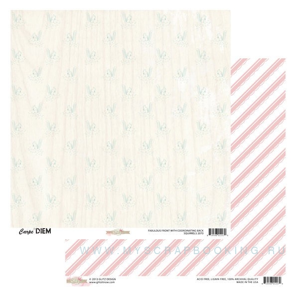    Squirrels  CarpeDiem, 30,5*30,5 , GlitzDesign