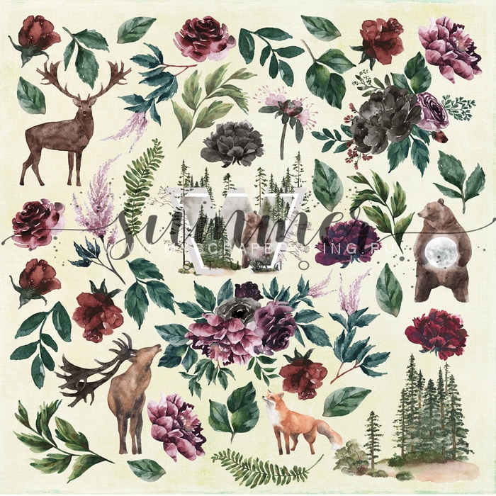    WILD FOREST, 30,5*30,5 , 