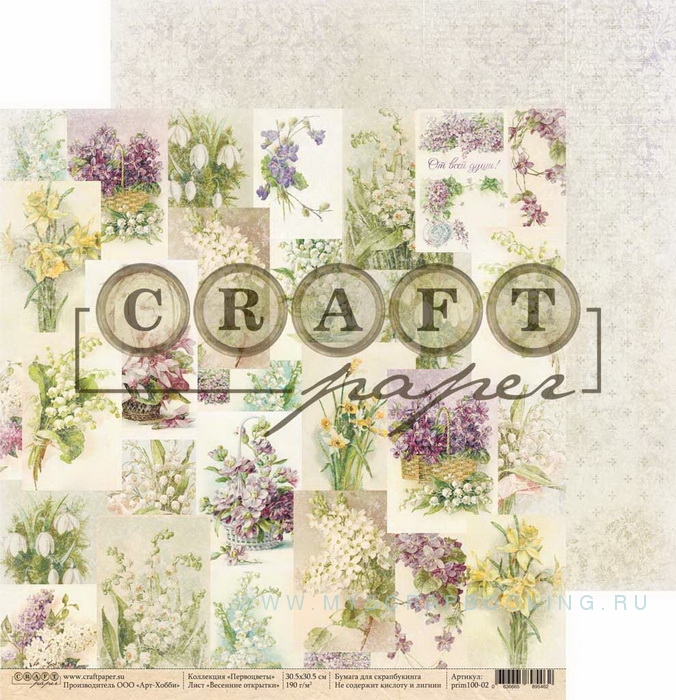     , 20x20 , 8 , Craft Paper
