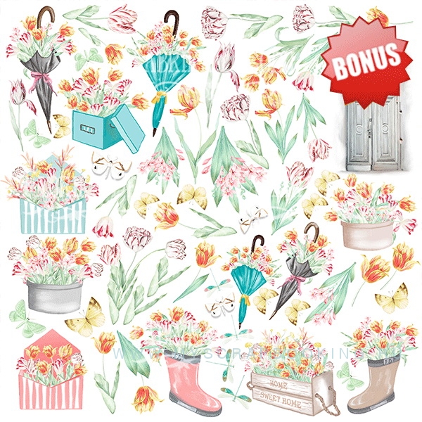     SCENT OF SPRING, 30,5*30,5 , 10 ,  + 