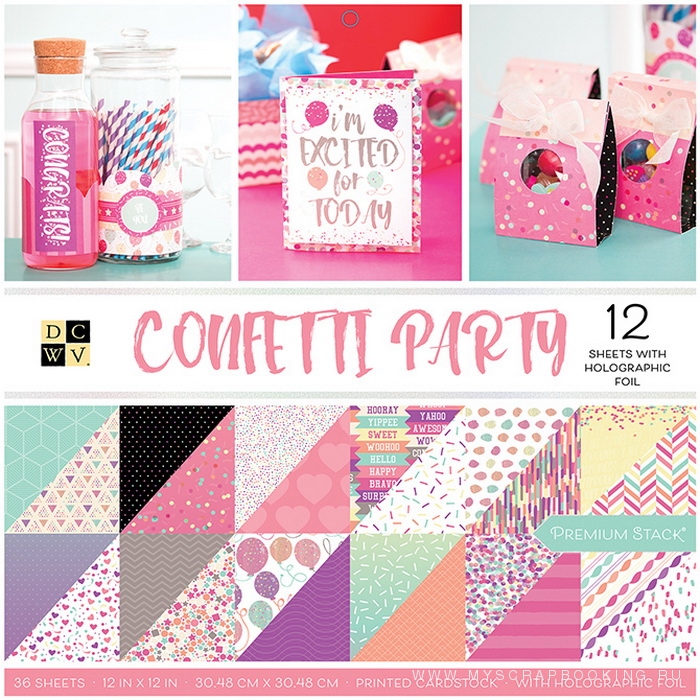     CONFETTI, 30.5*30,5 , 36 , DCWV