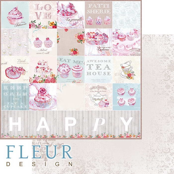     , 30,5*30,5 , 12  , FLEUR Design