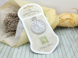 Украшение из гипса Карманные часы, Melissa Frances