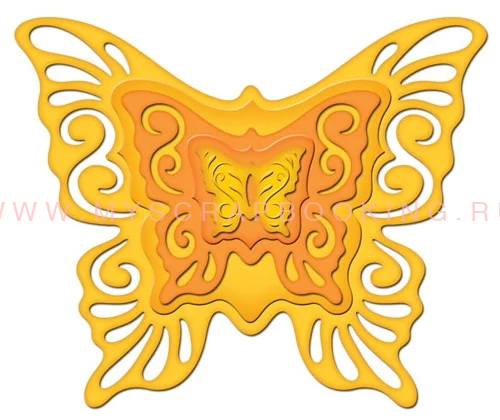       Nested Butterflies Two, 3 , Spellbinders