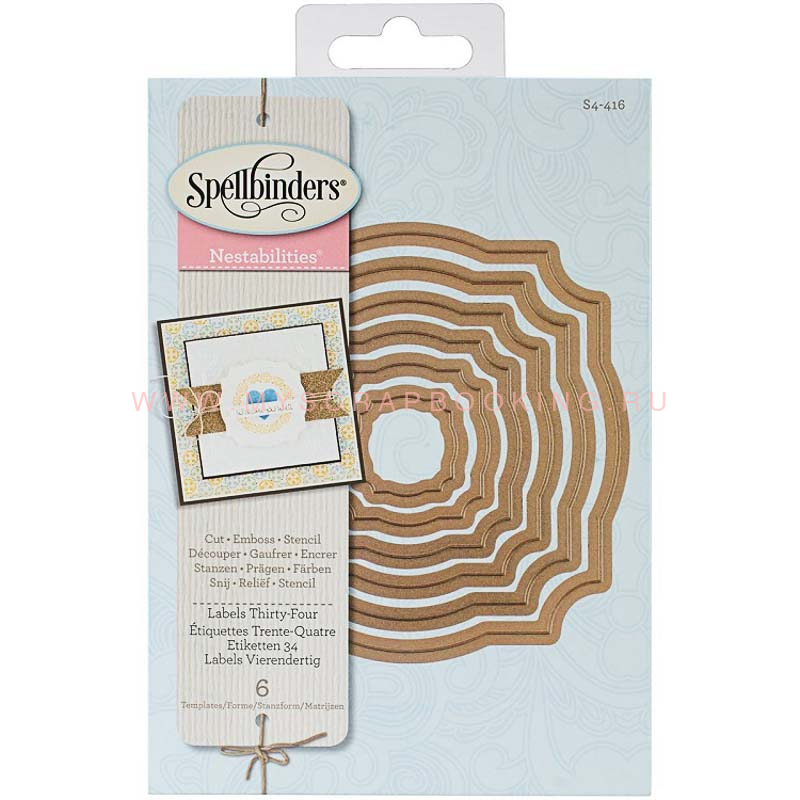     Labels Thirty-Four, 6 , Spellbinders